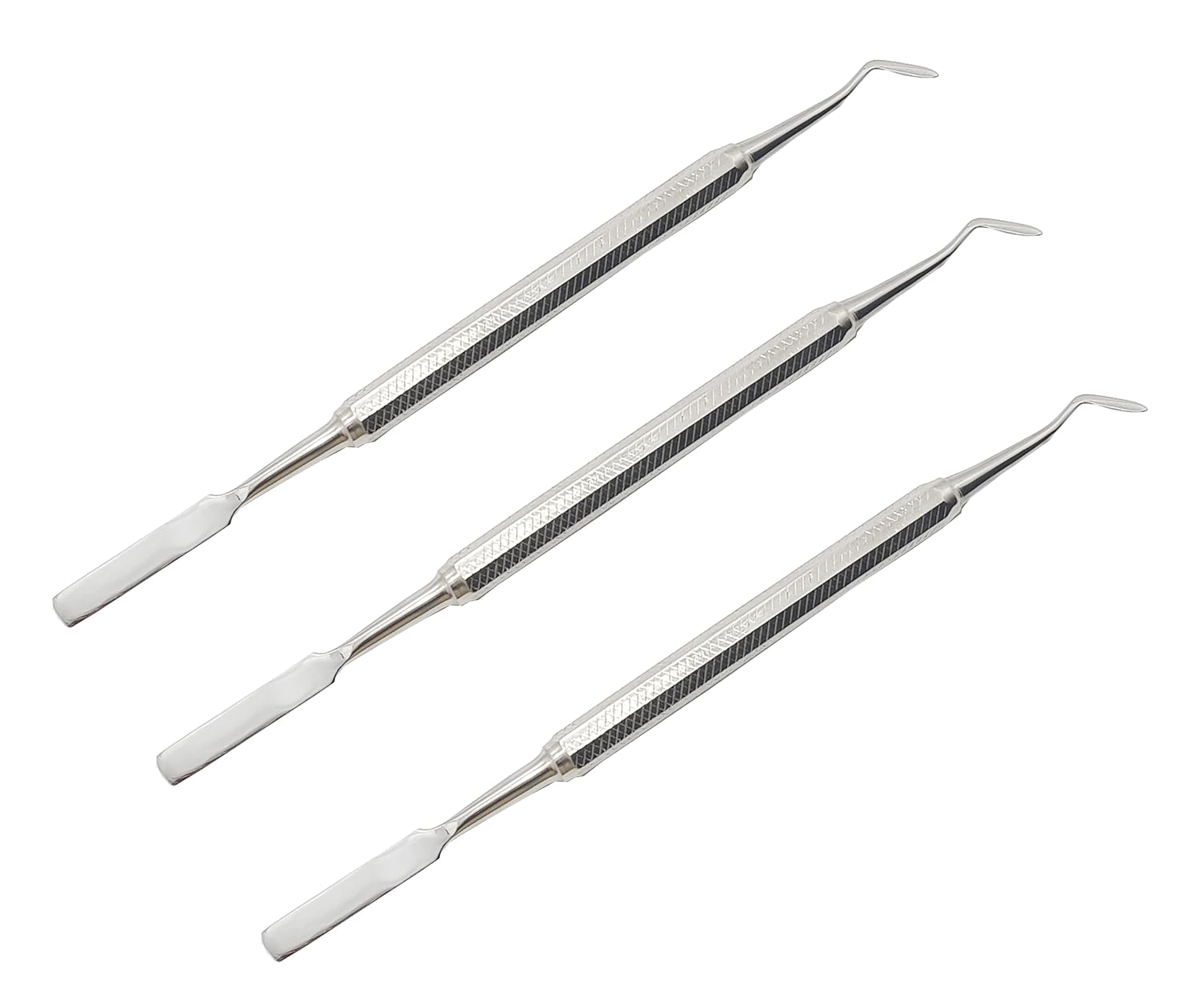 Dental Cement Spatula & Blade Set – Double-Ended Octagonal Handle Restorative Instruments (3 Pcs) – CSNT7