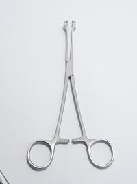 Babcock Forceps Set | 2-Piece Stainless Steel Precision Holding Clamps | Available in 18 cm (7"), 20 cm (8") & 24 cm (9.5") Lengths | Secure Atraumatic Grip, Reusable & Durable Design