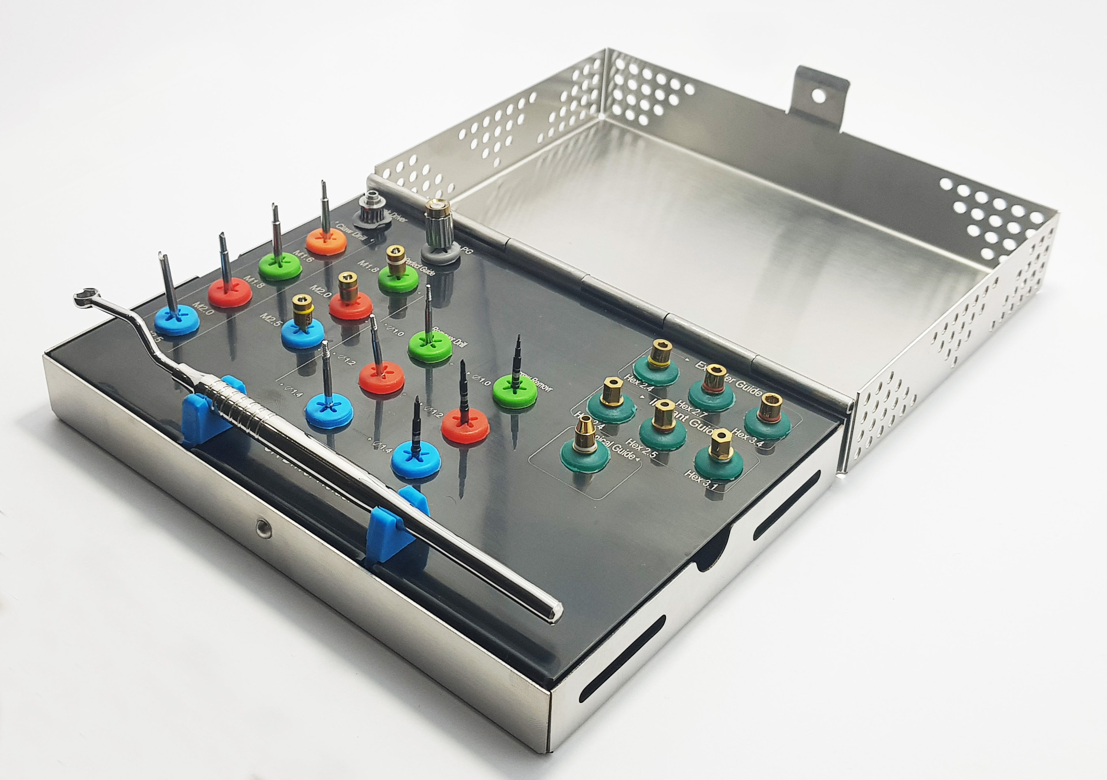 23 Pcs Universal Screw Remover Kit Fixture & Broken/Fractured Screw Removal Set #OS1046