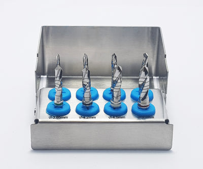 Kit di frese per irrigazione esterna per impianti – Acciaio inossidabile (set da 8 pezzi) Strumenti e accessori professionali per impianti dentali #OS1032