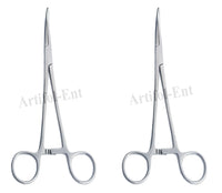 Schnidt Sawtell Tonsillenzange – Vollständig gebogene 19 cm (7,5 Zoll) chirurgische Klemme (2er-Set) #115910193