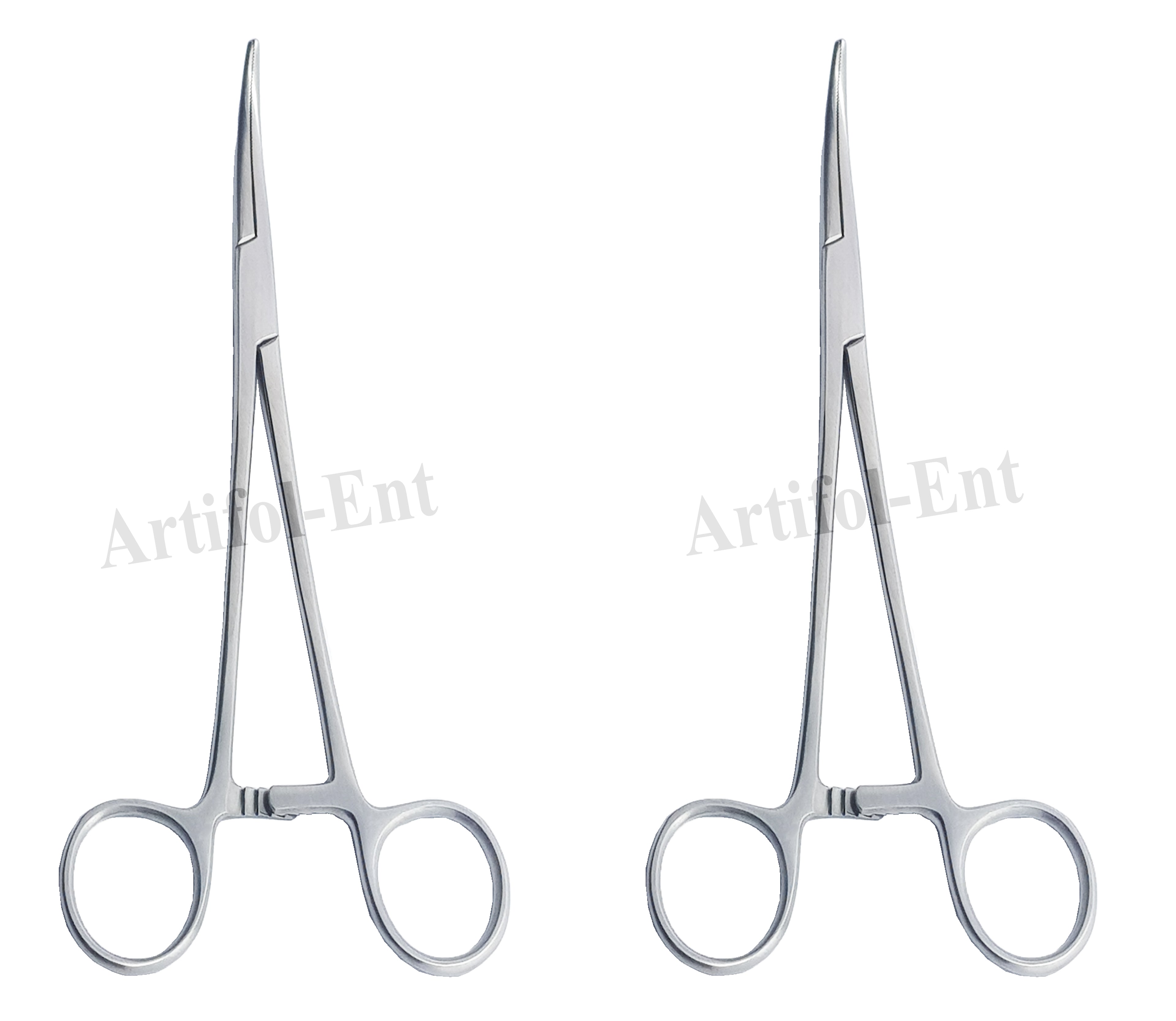Schnidt Sawtell Tonsil Forceps – Fully Curved 19 cm (7.5”) Surgical Clamp (2 Pcs Set) #115910193