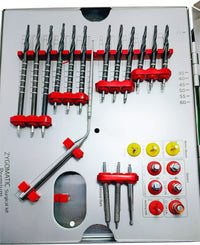 26-Piece Premium Zygomatic Surgical Kit | Titanium-Coated Precision Drills & Technical Instrument Set | High-Performance Stainless Steel Construction