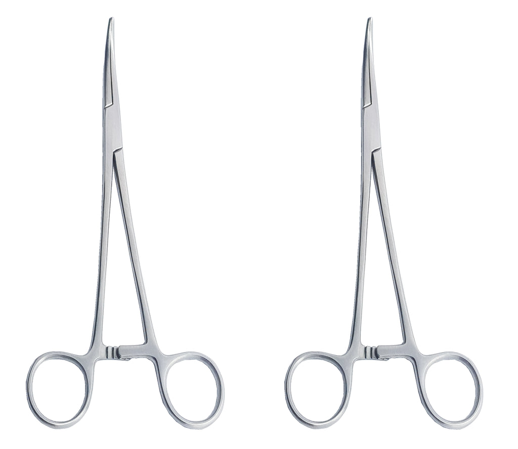 Schnidt Sawtell Tonsil Forceps – Fully Curved 19 cm (7.5”) Surgical Clamp (2 Pcs Set) #115910193