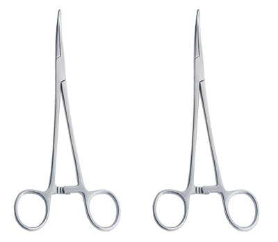 Schnidt Sawtell Tonsillenzange – Vollständig gebogene 19 cm (7,5 Zoll) chirurgische Klemme (2er-Set) #115910193