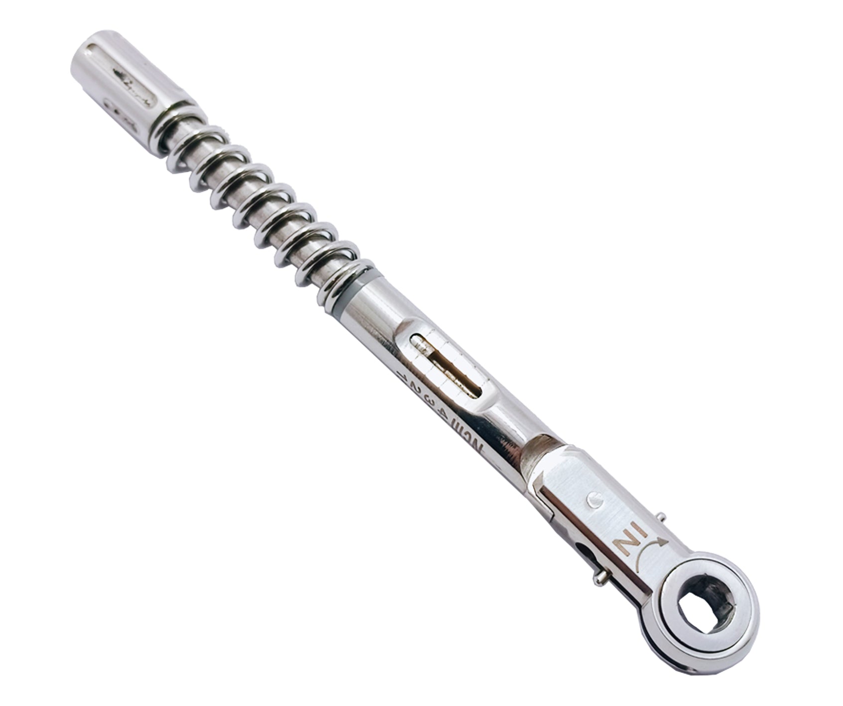 Universal Torque Wrench Hex Shape 10–50 Ncm Ratchet Tool | Precision Adjustable Torque Driver | Stainless Steel Construction | Reusable, Autoclavable & Durable Professional Instrument #OS1072