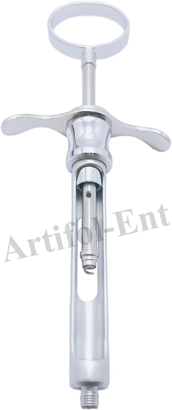 Dental Aspirating Syringe Set – 3 Pcs, 1.8 mL Capacity | One-Ring Design with Finger Rests for Precision & Comfort #AE-4350