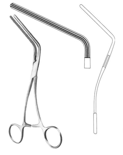 Morris DeBakey Arterienklemme 20 cm (8") – Atraumatische chirurgische Klemme | Präzisions-Gefäßklemme