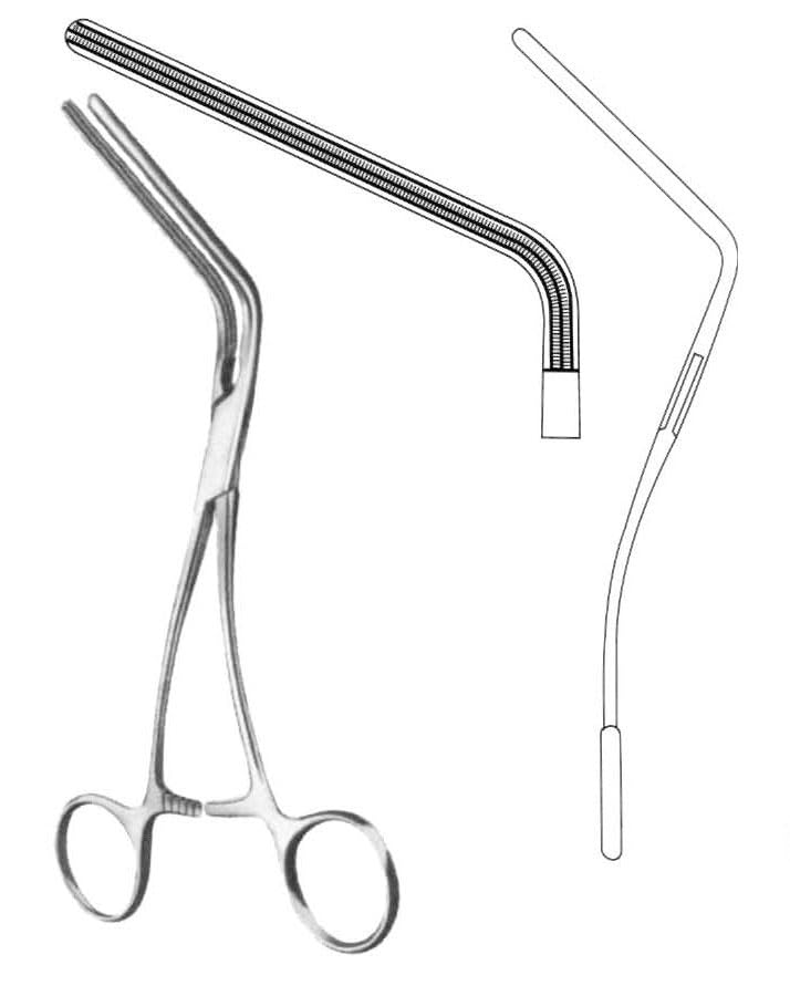 Morris DeBakey Artery Forceps – 20 cm (8") | Atraumatic Jaws Surgical Clamp | Stainless Steel – Medical Forceps