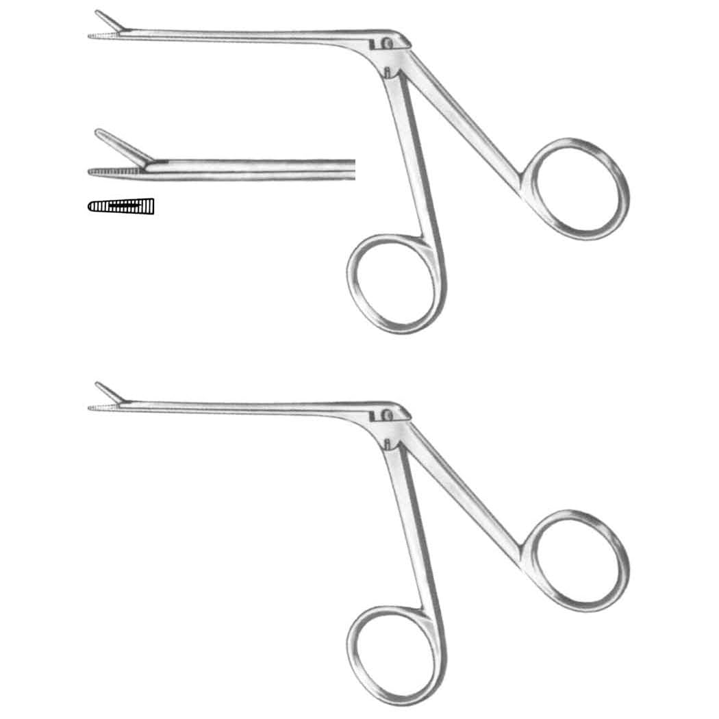 Hartmann Polypus Ear Forceps 8.5 cm (3.25") – Pediatric ENT Alligator / Crocodile Forceps | Stainless Steel | 2 Pcs #117910186