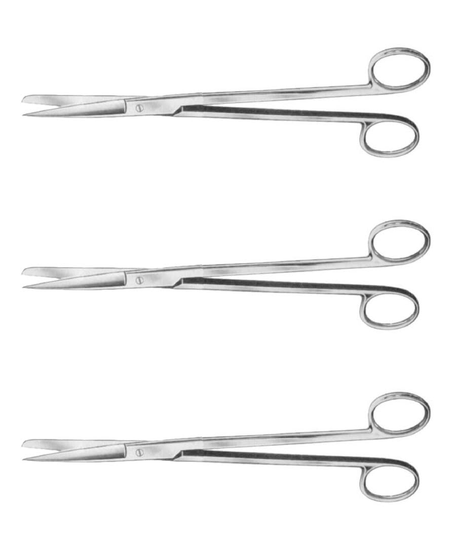 Sims Uterine Scissors Straight 8" (20 cm) Sharp/Sharp – Gynecology Surgical Instrument | Stainless Steel Precision Scissors