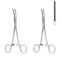 De Bakey Pean Artery Forceps Straight 14 cm (5.5") – Atraumatic Debakey Jaws Hemostatic Surgical Clamp | Stainless Steel | 2 Pcs #