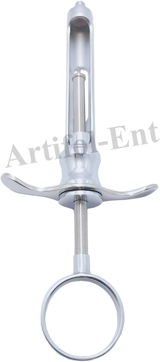 3-Piece Dental Syringes – 1.8 ml Aspirating Injector | One-Ring Design with Finger Rests for Precise Control & Comfort | Reusable & Autoclavable