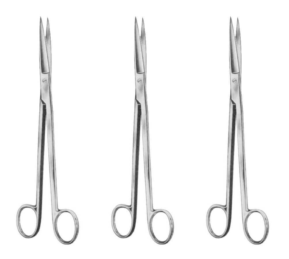 Sims Uterine Scissors Straight 8" (20 cm) Sharp/Sharp – Gynecology Surgical Instrument | Stainless Steel Precision Scissors