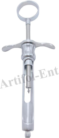 3-Piece Dental Syringes – 1.8 ml Aspirating Injector | One-Ring Design with Finger Rests for Precise Control & Comfort | Reusable & Autoclavable