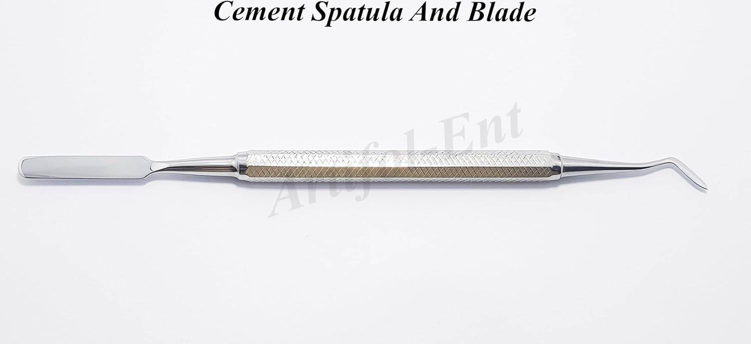 Dental Cement Spatula & Blade Set – Double-Ended Octagonal Handle Restorative Instruments (3 Pcs) – CSNT7