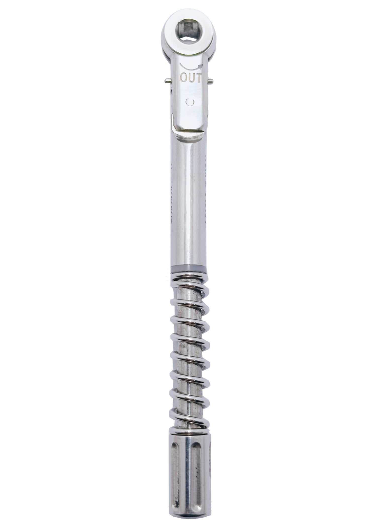Universal Torque Wrench Hex Shape 10–50 Ncm Ratchet Tool | Precision Adjustable Torque Driver | Stainless Steel Construction | Reusable, Autoclavable & Durable Professional Instrument #OS1072