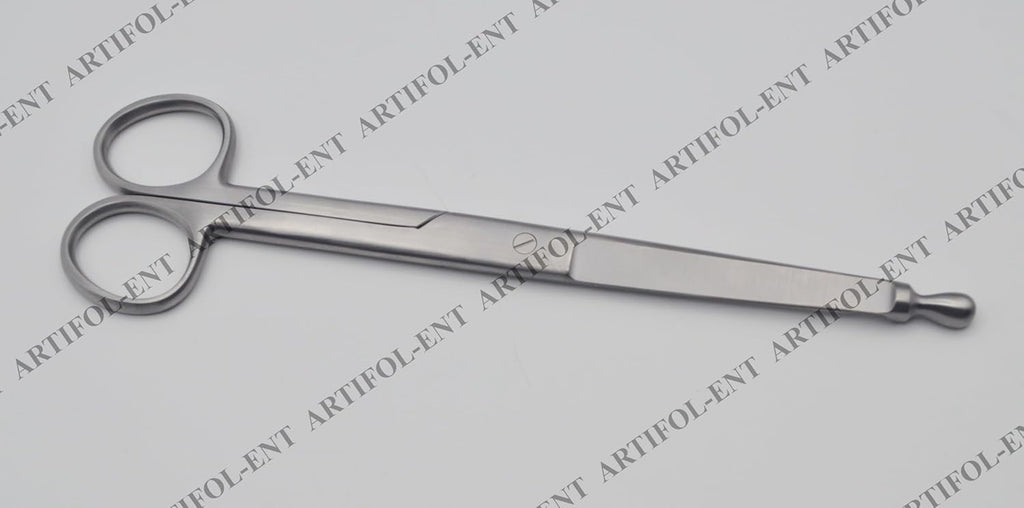 Professional Enterotomy & Dissecting Scissors 21 cm Straight – Probe-Tip Safety Design | Elite High-Density Stainless Steel | Precision Surgical Instrument #113910296