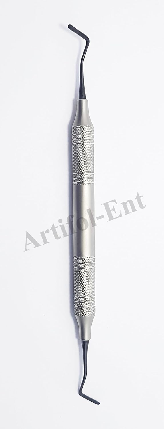 4 Goldstin Flexy-Thin Composite Filling Instruments – 3 Pcs Set  Titanium Black-Coated Tips | Flexible Reversed & Flared Paddle Design | Ergonomic Hollow Handles | #TNCIGFT4