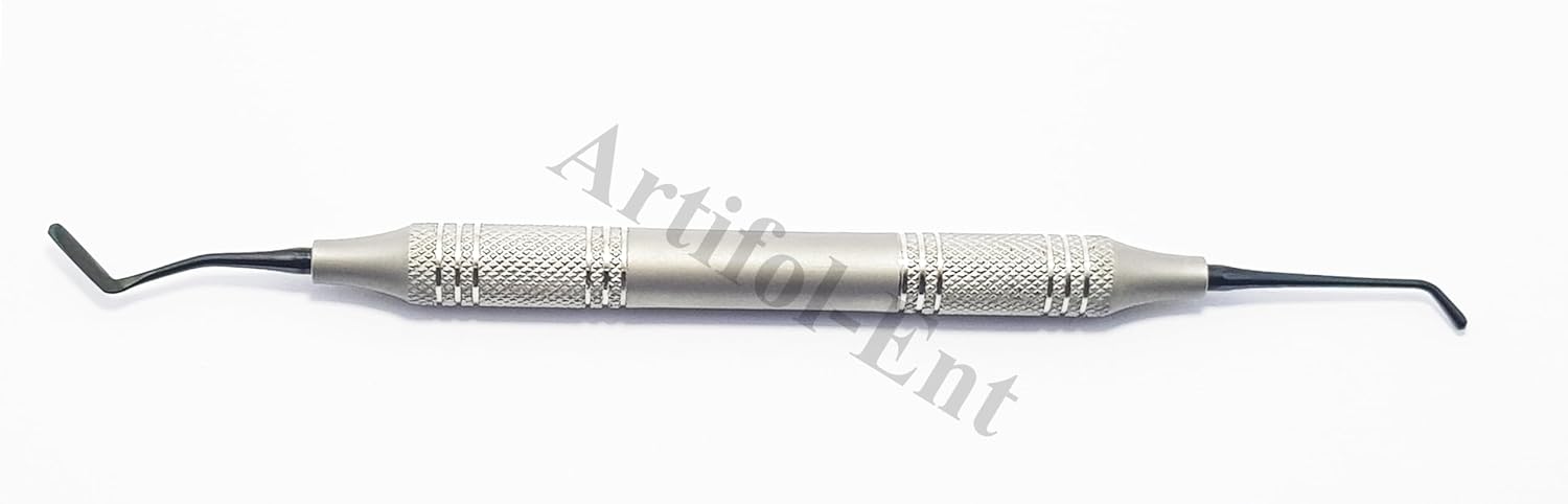 Rounded Plugger Tip Goldstin Flexy-Thin Composite Filling Instrument Set – 3 Pcs | Titanium Black-Coated Tips | Ergonomic Hollow Handle #TNCIGFT1