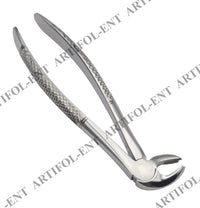 Lower Molar Extraction Forceps 22E – Mandibular Molar Dental Extraction Instrument | Precision Beak Design, Stainless Steel, Ergonomic Grip | Reusable #FX22E