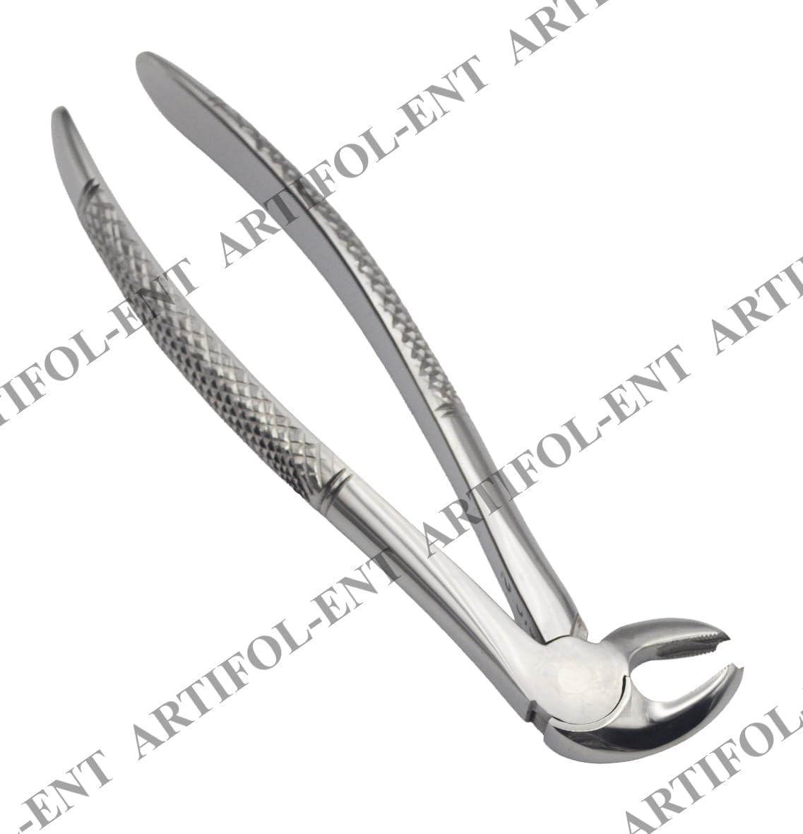 Lower Molar Extraction Forceps 22E – Mandibular Molar Dental Extraction Instrument | Precision Beak Design, Stainless Steel, Ergonomic Grip | Reusable #FX22E