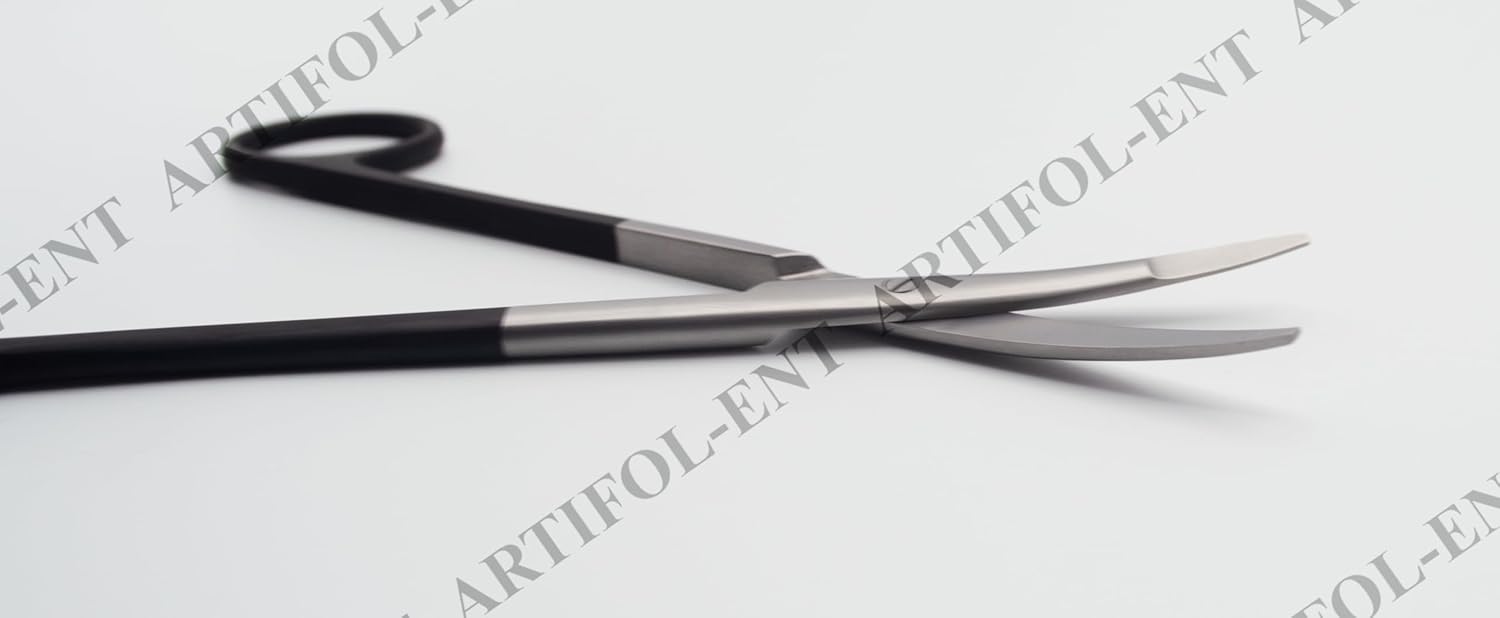 Elite Ragnell-Stille “Super-Cut” Scissors – 15 cm Curved | Professional Stainless Steel | Razor-Edge & Micro-Serrated Precision