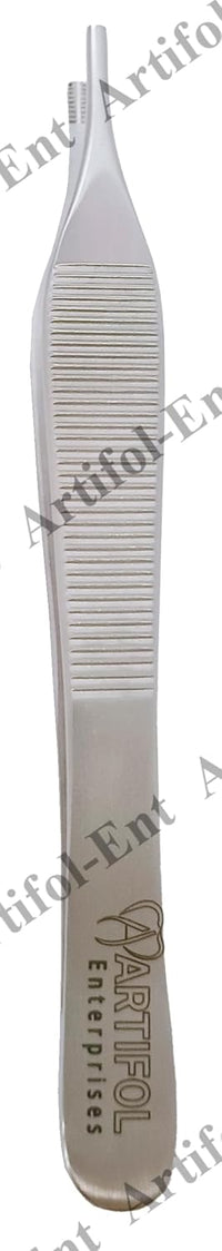 Set di pinze per tessuti Adson Brown – 4 pezzi, 12 cm (4,7") | 9×9 denti | Acciaio inossidabile di alta qualità, riutilizzabile e autoclavabile Set n. 114910119-1