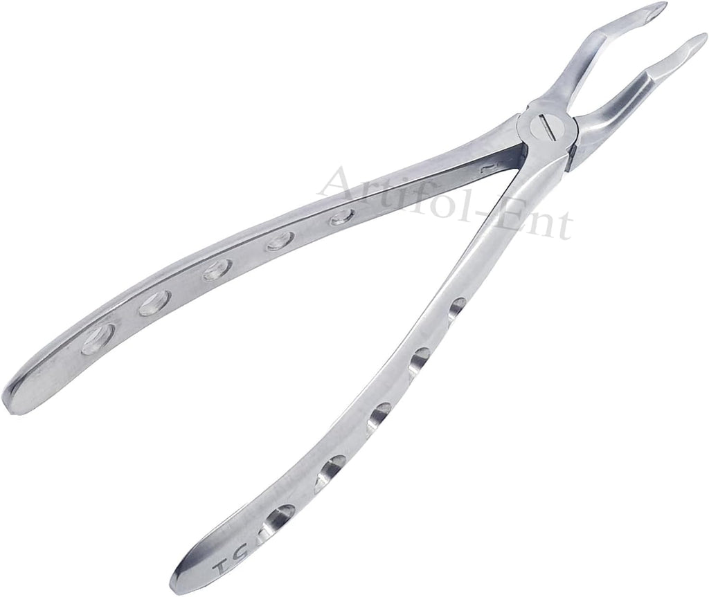 Upper Roots Extraction Forceps #51 (FX51) – Premium Stainless Steel Dental Extraction Instrument with Serrated Beaks | Reusable & Autoclavable