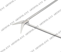 Ciseaux DeBakey Potts-Smith 18 cm (45°) – Ciseaux chirurgicaux angulés de précision | Lames fines à 45°, acier inoxydable de qualité supérieure | Instrument réutilisable n° 113910637
