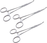 Pinza per arteria Adsson – 18,5 cm curva | Set da 3 pezzi | Acciaio inossidabile | Autoclavabile #115910183
