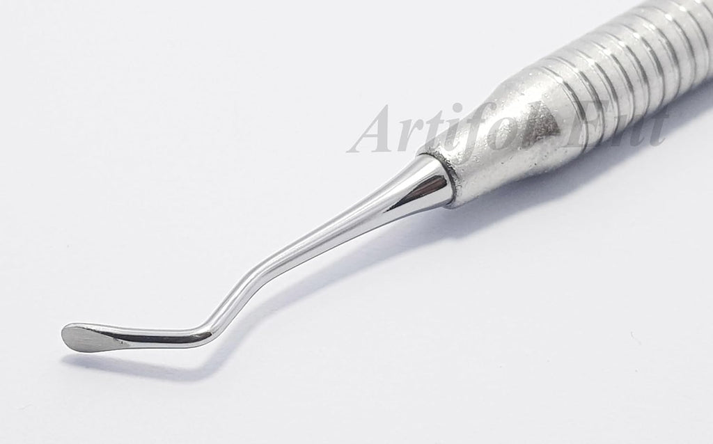 Dental Sickle Scaler 204S Double End 17.5 cm Stainless Steel Hygienists Tool Ergonomic Hollow Handle Endodontic Instruments 3 Pcs #S204SXE2