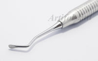 Dental Sickle Scaler 204S Double End 17.5 cm Stainless Steel Hygienists Tool Ergonomic Hollow Handle Endodontic Instruments 3 Pcs #S204SXE2