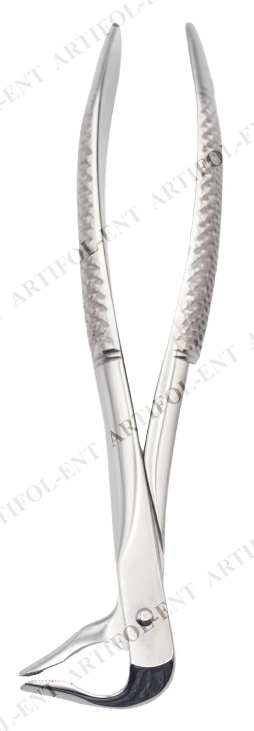 Extraction Forceps 74N – European Style | Slim-Beaked Lower Molar & Root Specialist | Premium Surgical Stainless Steel | High-Torque Precision Design #FAFX74N