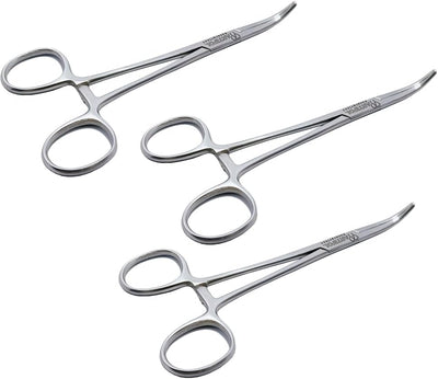 Baby-Mixter Präparierpinzette – 14 cm gebogen | 3-teiliges Set | Edelstahl | Autoklavierbar #115910236