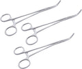 Overholt-Arterienklemme – 21 cm gebogen | 3-teiliges Set | Edelstahl | Autoklavierbar #115910178