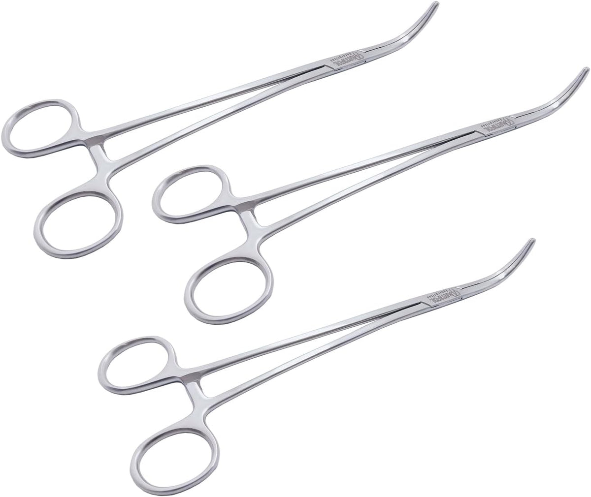 Overholt Artery Forceps – 21 cm Curved | 3 Pcs Set | Stainless Steel | Autoclavable #115910178