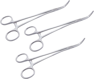 Overholt Artery Forceps – 21 cm Curved | 3 Pcs Set | Stainless Steel | Autoclavable #115910178