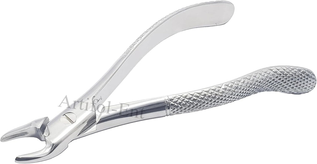 Upper Roots Serrated Extraction Forceps #76S – Dental Tooth Extraction Forceps | Surgical Grade Stainless Steel | Reusable & Autoclavable | FX76S