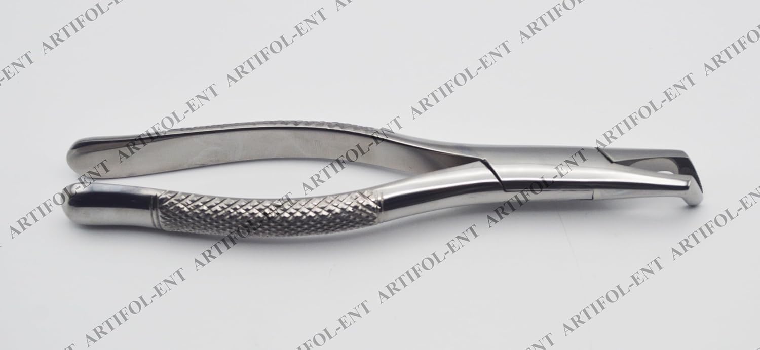 Precision Extraction Forceps – Model 222 | Heavy-Duty Stainless Steel Gripping & Removal Tool with Serrated Jaws #F222
