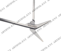 Ciseaux DeBakey Potts-Smith 18 cm (25°) – Ciseaux chirurgicaux de précision à lame angulée | Lames fines à 25°, Acier inoxydable de qualité supérieure, Prise en main ergonomique | Réutilisables #113910636