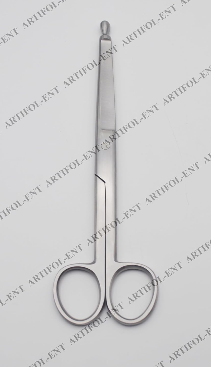 Professional Enterotomy & Dissecting Scissors 21 cm Straight – Probe-Tip Safety Design | Elite High-Density Stainless Steel | Precision Surgical Instrument #113910296