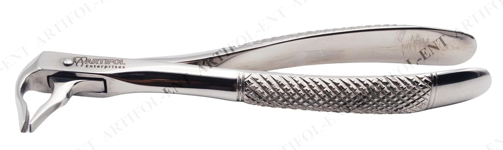 Extraction Forceps 74N – European Style | Slim-Beaked Lower Molar & Root Specialist | Premium Surgical Stainless Steel | High-Torque Precision Design #FAFX74N