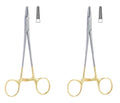 TC Mayo Hegar Needle Holder Driver 16 cm (6") & 20 cm (8") – Tungsten Carbide Serrated Jaws | Surgical Dental Suturing Instrument | Stainless Steel