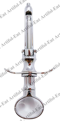 Dental Ring-Handle Cartridge Syringe – 1.8 mL | EU Thread, Three Aspiration Hooks | Brass with Chrome-Plated Finish, Reusable & Autoclavable #OS1079