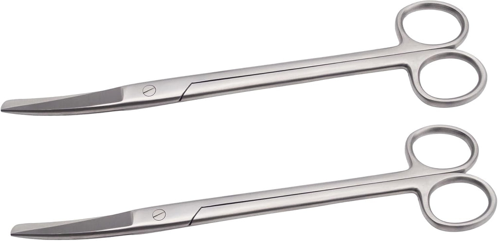 Elite 2-Piece Sims Gynaecological & Technical Scissors – 20 cm Curved | Stainless Steel | Sharp/Blunt Tip #113910123