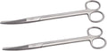Elite 2-Piece Sims Gynaecological & Technical Scissors – 20 cm Curved | Stainless Steel | Sharp/Blunt Tip #113910123