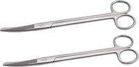 Elite 2-Piece Sims Gynaecological & Technical Scissors – 20 cm Curved | Stainless Steel | Sharp/Blunt Tip #113910123