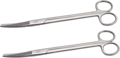 Elite 2-Piece Sims Gynaecological & Technical Scissors – 20 cm Curved | Stainless Steel | Sharp/Blunt Tip #113910123