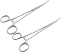 Crafoord Artery Forceps – 24 cm Curved | 2 Pcs Set | Stainless Steel | Autoclavable #115910223